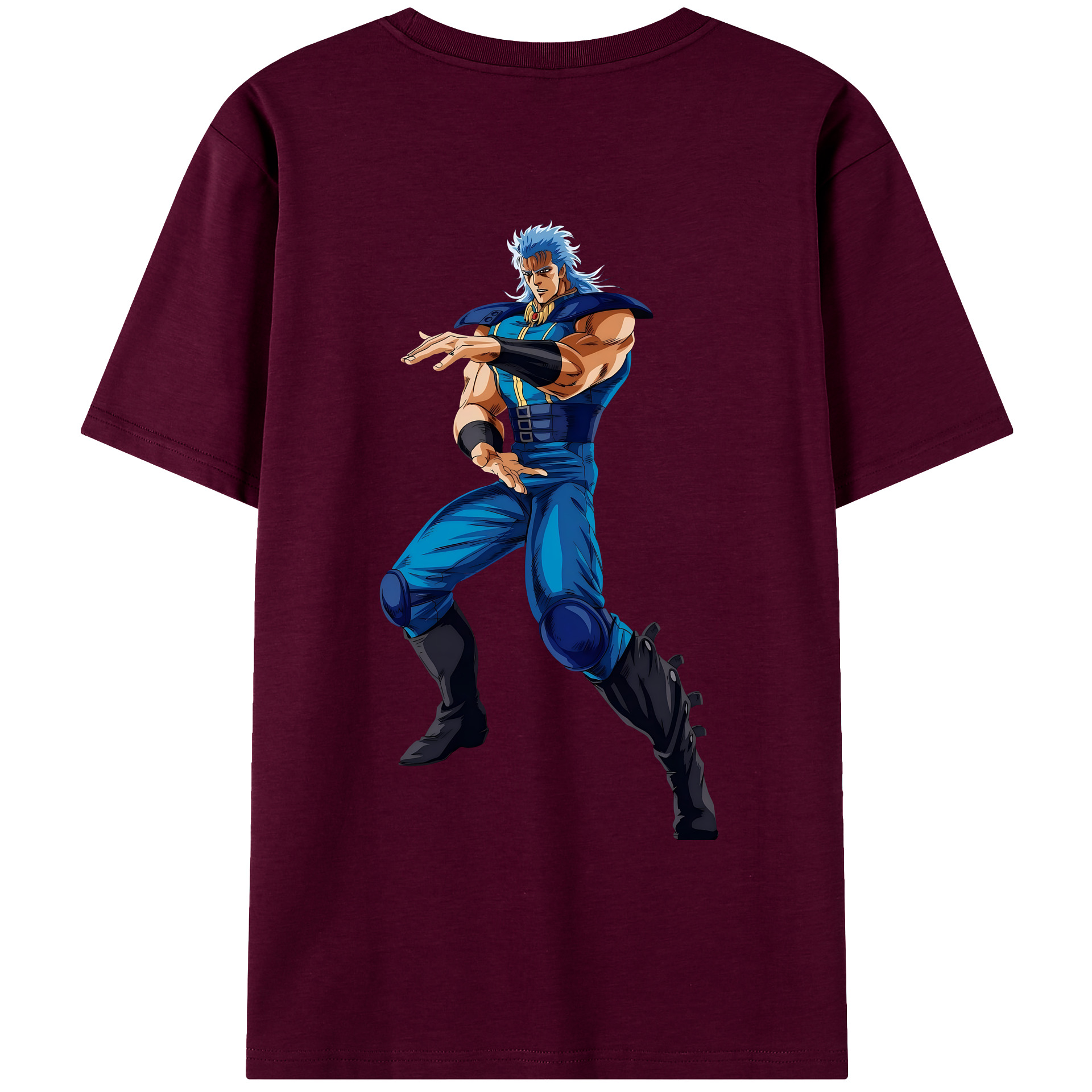 （画像用） 北斗の拳 Fist of the North Star レディース半袖Tシャツ(バックプリント)